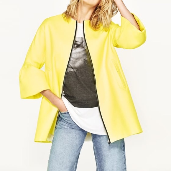 bell sleeve jacket zara
